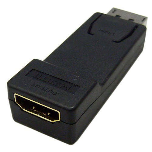 V177-L-CB8W-GC-DPHDMI-CB8W-GC-DPHDMI__94706-00 8WARE Display Port DP to HDMI Male to Female Adapter - Image 1