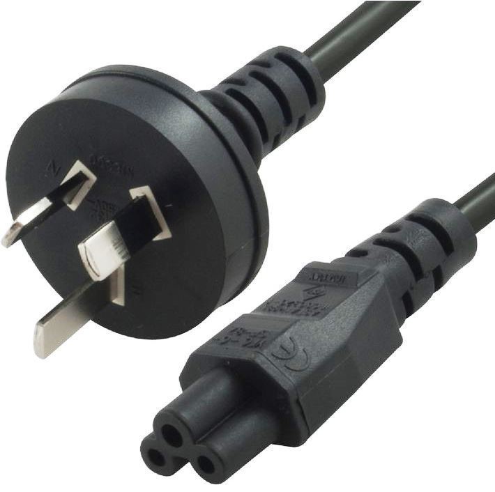V177-L-CB8W-RC-3084AU-030-CB8W-RC-3084AU-030__89495-00 8WARE Power Cable 3m 3-Pin AU to IEC C5 Male to Female - Image 1