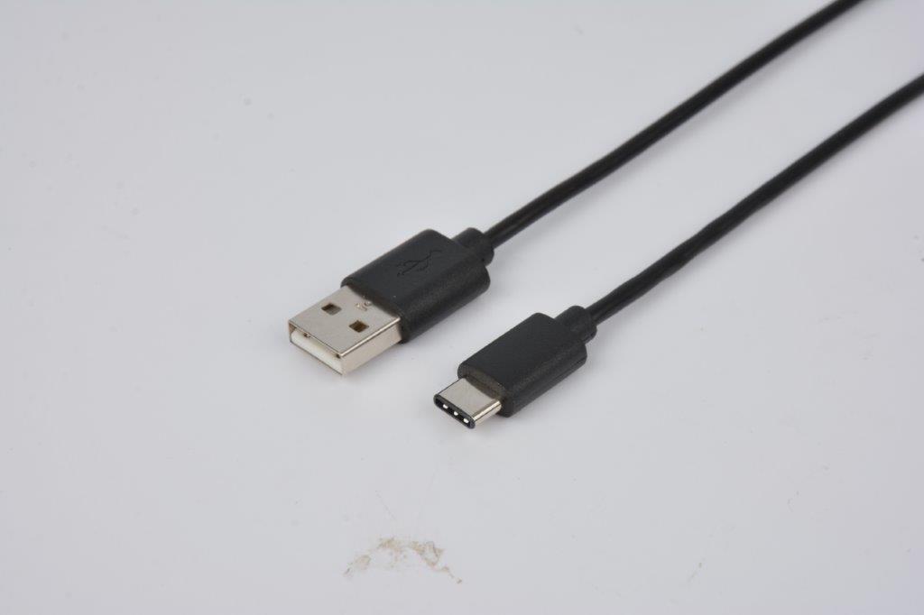 V177-L-CB8W-UC-2001AC-CB8W-UC-2001AC__36175-00 8WARE USB 2.0 Cable 1m Type-C to A Male to Male - 480Mbps - Image 1