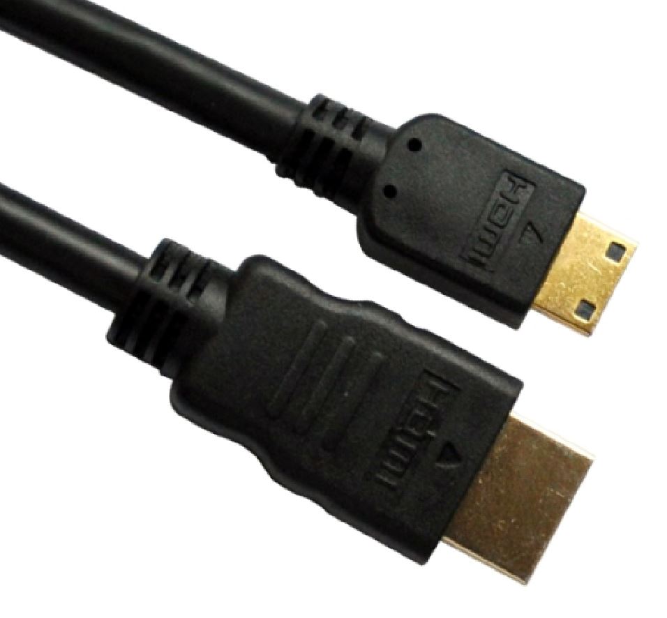 V177-L-CBAT-HDMIMINI-MM-1.8_CBAT-HDMIMINI-MM-1.8__79762_1 ASTROTEK HDMI to Mini HDMI Cable 2m - 1.4v 19 pins A Male to Mini C Male 30AWG OD6.0mm Gold Plated Black PVC Jacket for Tablet Smart Phone - Image 1