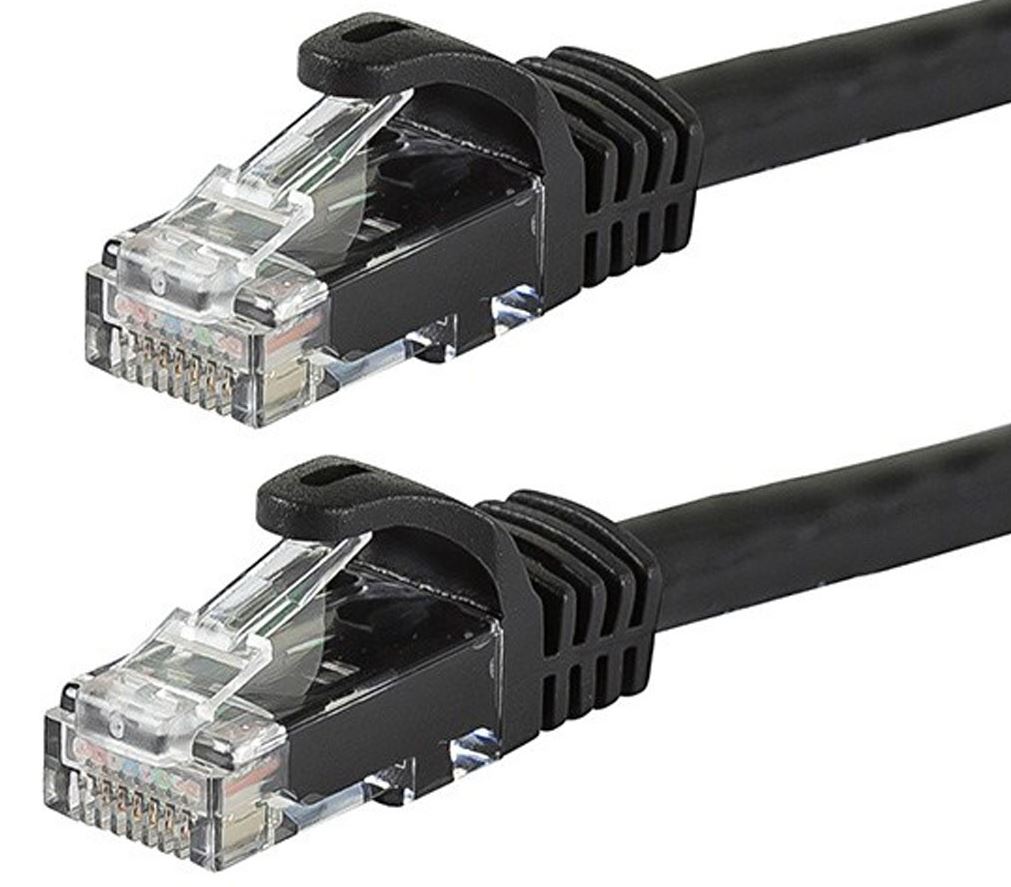 V177-L-CBAT-RJ45BLKU6-1M_CBAT-RJ45BLKU6-1M__27244_1 ASTROTEK CAT6 Cable 1m - Black Color Premium RJ45 Ethernet Network LAN UTP Patch Cord 26AWG-CCA PVC Jacket - Image 1