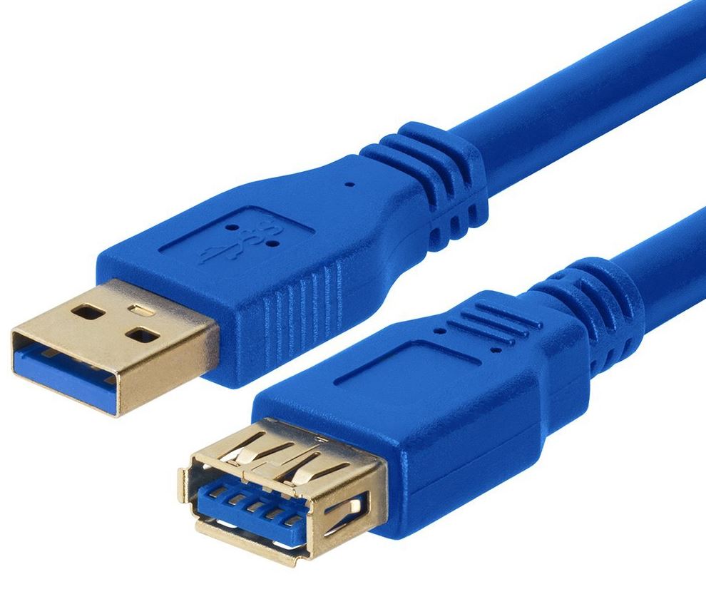 V177-L-CBAT-USB3-AA-2M_CBAT-USB3-AA-2M__39367_1 ASTROTEK USB 3.0 Extension Cable 2m - Type A Male to Type A Female Blue Colour - Image 1
