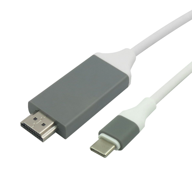 V177-L-CBAT-USBCHDMI-2_CBAT-USBCHDMI-2__85185_1 ASTROTEK 2m USB 3.1 Type C USB-C to HDMI Adapter Converter Cable Male to Male for Apple Macbook Chromebook Samsung Galaxy S8+ CB8W-RC-3USBHDMI-2 - Image 1
