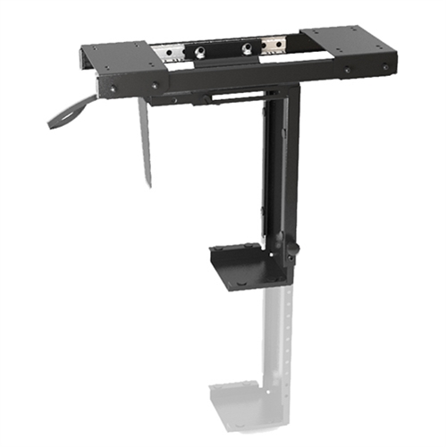 V177-L-MABT-BT-CPB-5-MABT-BT-CPB-5__39671-00 BRATECK Adjustable Under-Desk ATX Case Mount with Sliding track, Up to 10kg,360° Swivel - Image 1