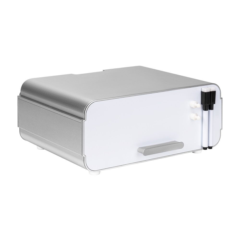 V177-L-MABT-STB-181-72544-00 BRATECK MABT-STB-181 3-in-1 Aluminum Monitor Riser - Image 1