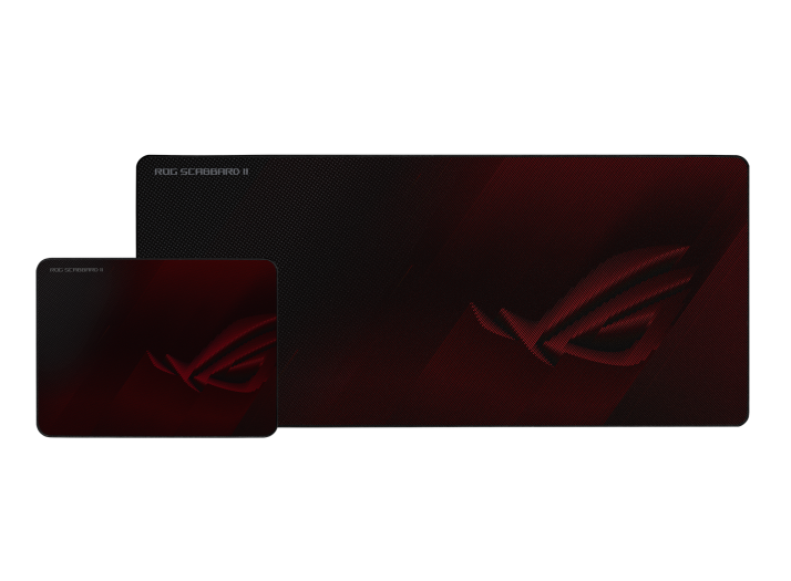 V177-L-MIA-ROGSCABBARD-II-MIA-ROGSCABBARD-II__05998-00_1 ASUS ROG SCABBARD II Gaming Mouse Pad, Medium 360x260mm + Extended 900x400mm Size, Water/Oil/Dust Respellent, Anti-Fray, Soft Cloth With Rubber Base - Image 1