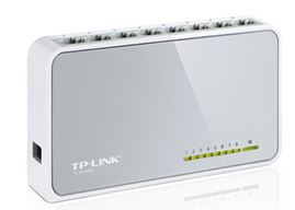 V177-L-NWTL-SF1008D-NWTL-SF1008D__20344-00 TP-Link SF1008D 8 Port Switch 10/100Mbps Desktop Plastic case - Image 1