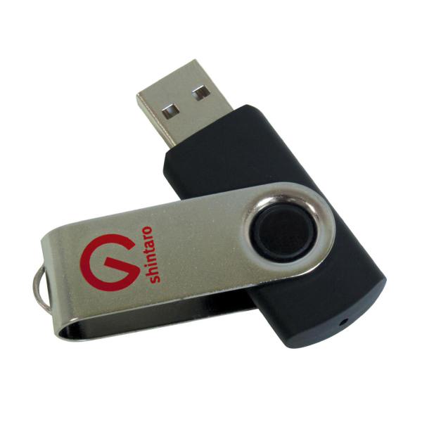V177-MA-08SHR32GBU3_L_08SHR32GBU3__10513_1 Shintaro 32GB Rotating Pocket Disk USB3.2 Gen 1 - Backwards compatible with USB 2.0 & USB 3.0/3.2 - Image 1