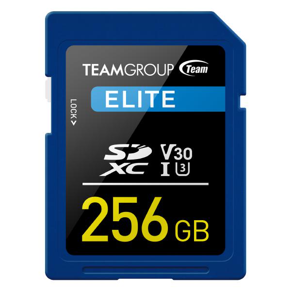 V177-MA-09T-ELITESDXC-256GB_L_09T-ELITESDXC-256GB__93150_1 TEAMGROUP ELITE SDXC UHS-I U3 256GB High Speed Memory Card - Image 1
