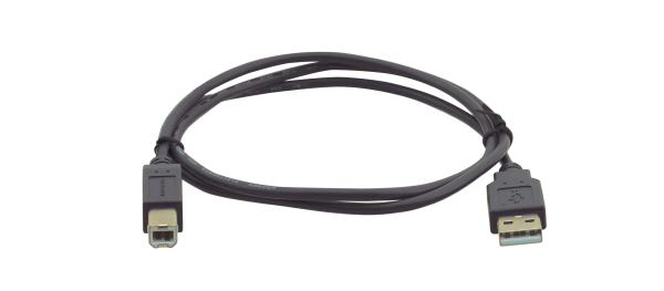V177-MA-21KR-96-0215006_L_21KR-96-0215006__68302_1 Kramer USB 2.0 AM to BM Cable-6ft Standard Cable Assemblies - Image 1