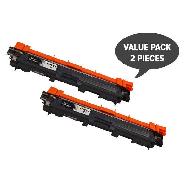 V177-SET2BR251B_SET2BR251B__31622_1 TN-251 Black Premium Generic Toner Set of 2 - Image 1