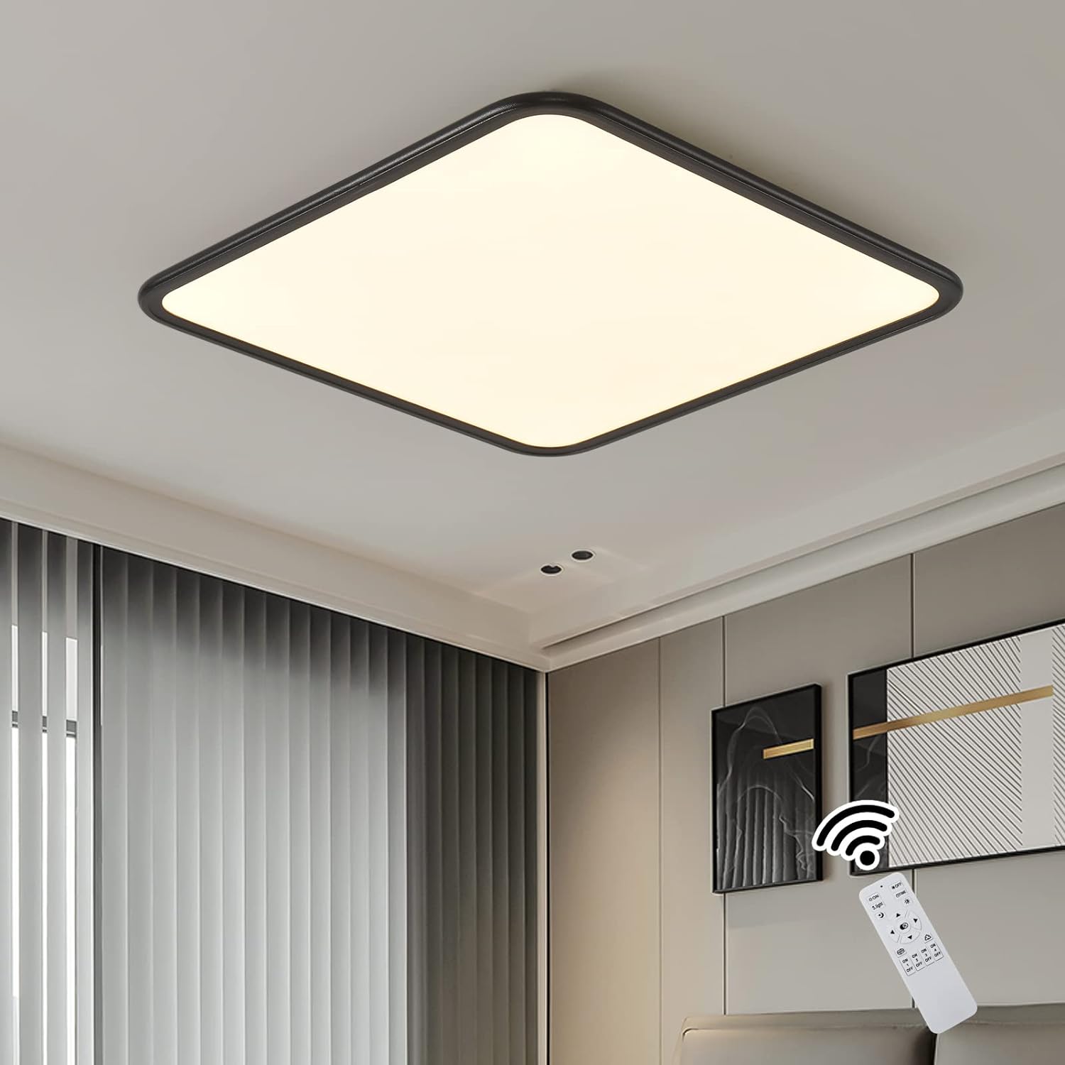 V178-33747-139714-00 Dimmable LED Ceiling Light, 40W Anti Blue - Image 1