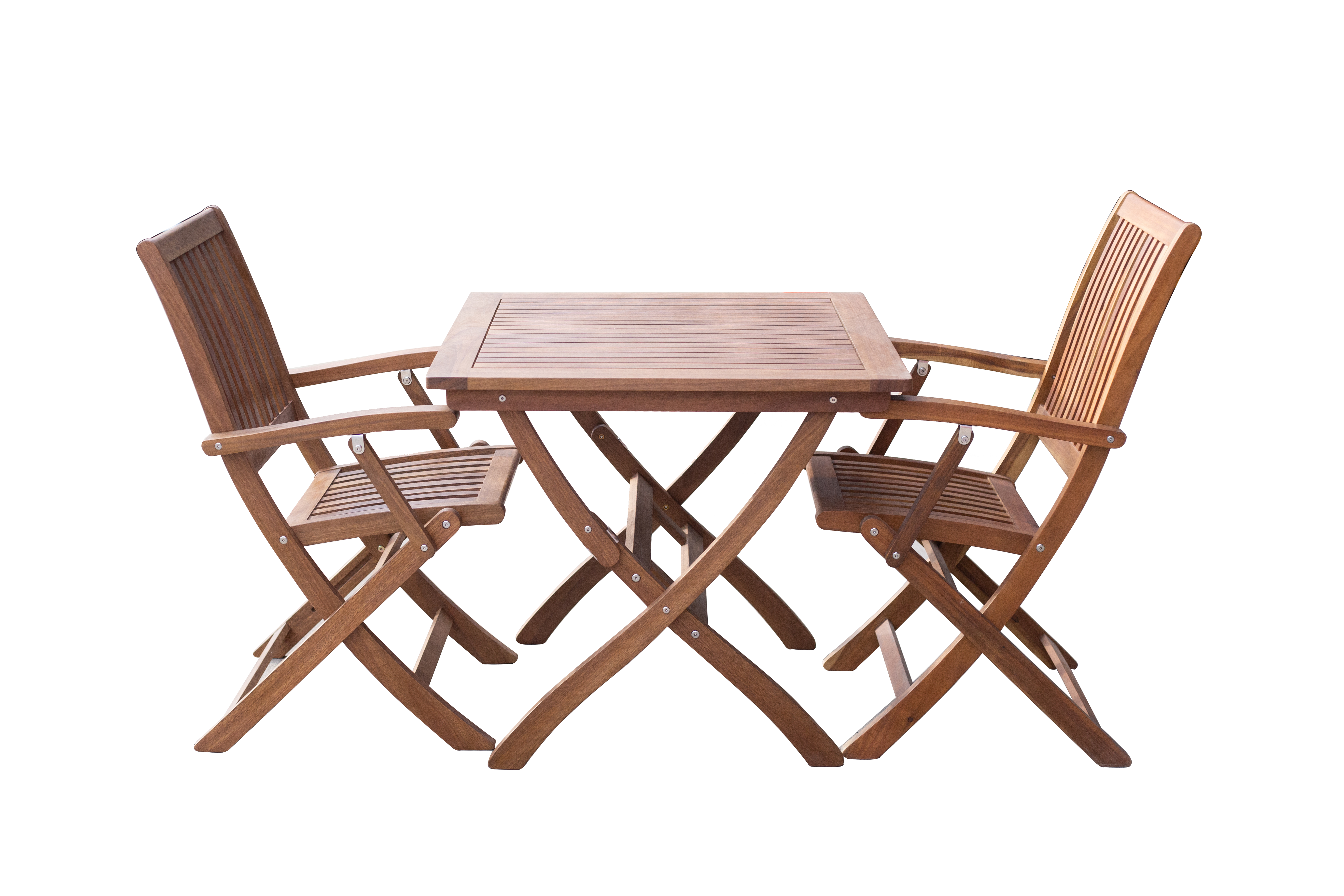 V179-MAC-F-SET-3-66812-00 Maculata folding table and 2 armchairs - Image 1