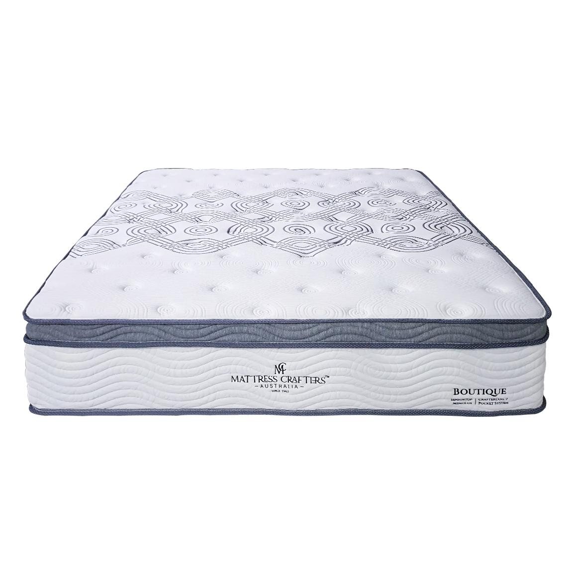 V184-11369_bq_02_1 Boutique King Mattress 7 zone Pocket Spring Memory Foam - Image 1