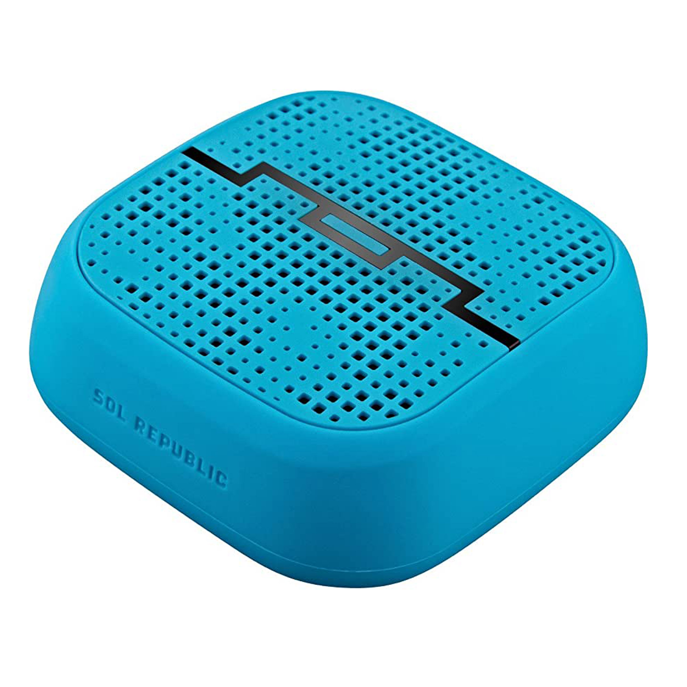 V185-BLU151036-67304-00 SOL Republic 9cm Punk Portable Bike Pocket Shower Bluetooth Speaker/Aux Blue - Image 1