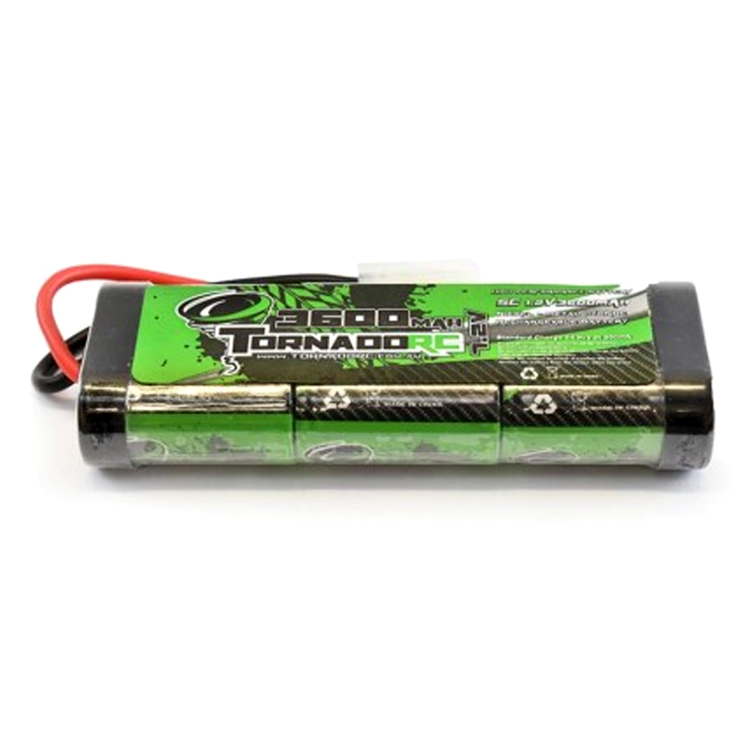V185-TRC3600-45218-00 Tornado 7.2v 3600mah Stick Pack Battery For RC Radio Control Car - Tamiya Connector - Image 1