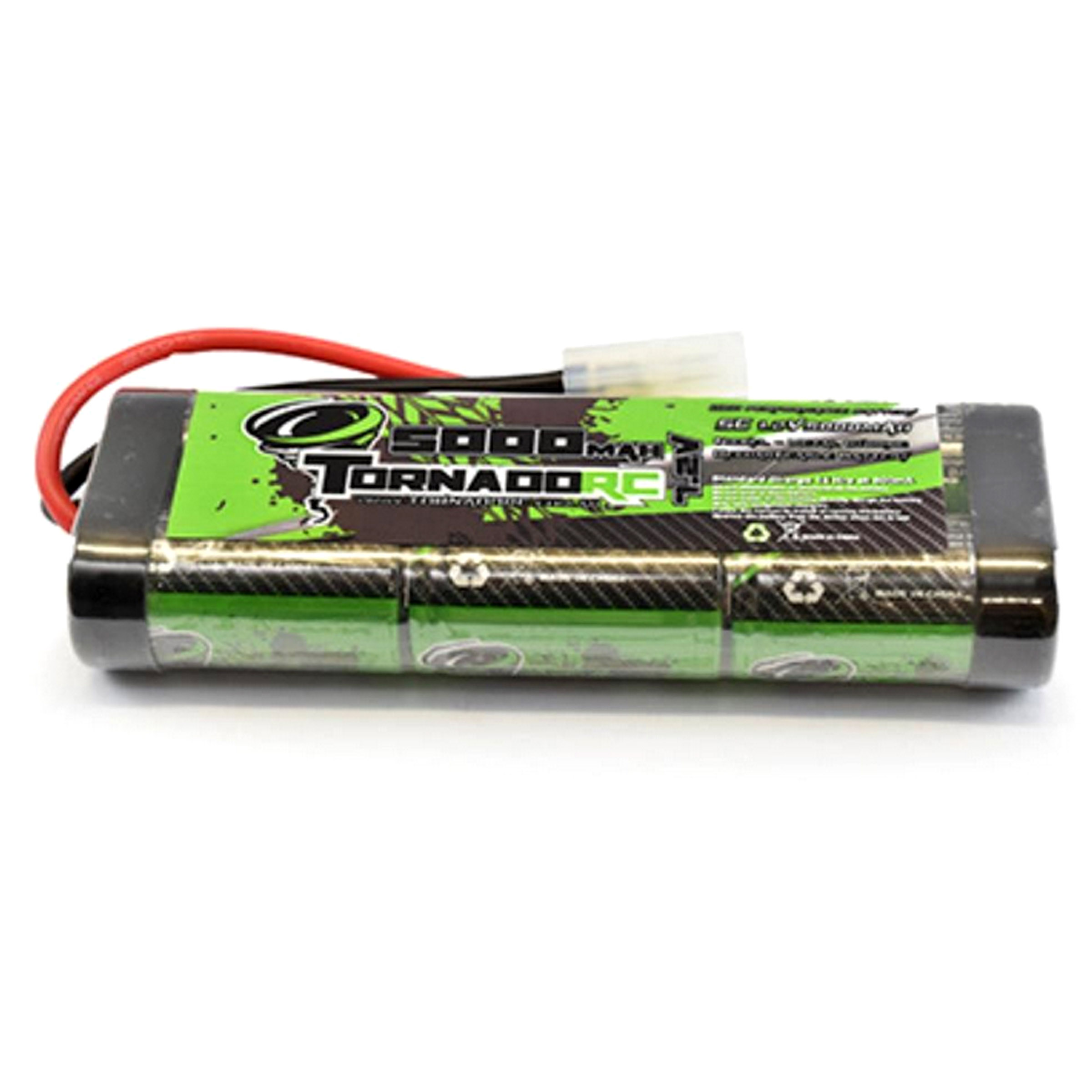 V185-TRC5000-45217-00 Tornado 7.2v 5000mah Stick Pack Battery For RC Radio Control Car - Tamiya Connector - Image 1