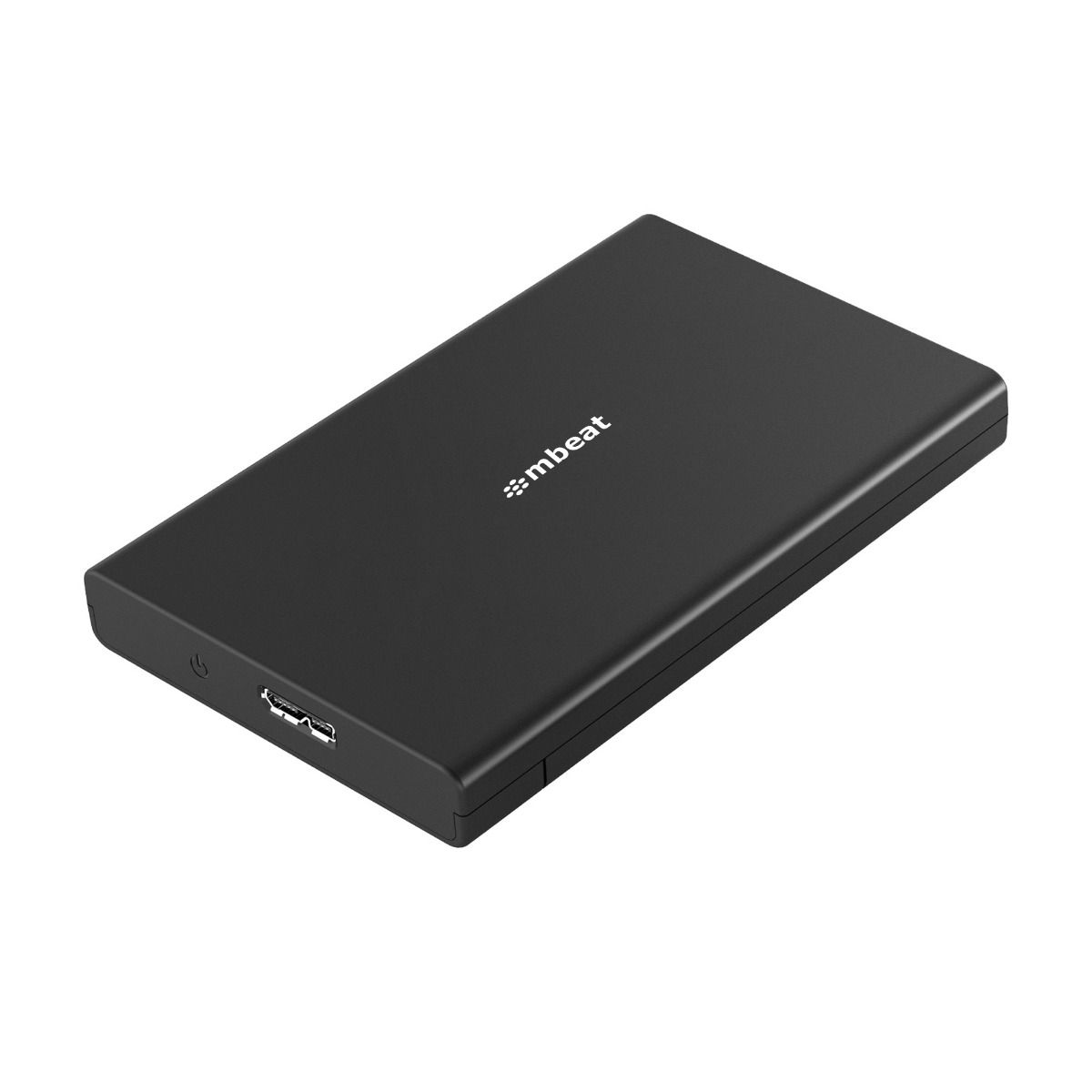 V186-MB-HDD-25A2K-212845-00 mbeat A2 Slim Tool-Free USB 3.0 2.5" SATA HDD Enclosure - Black - Image 1
