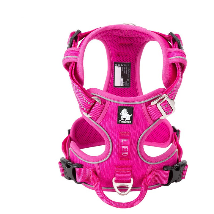 V188-ZAP-TLH56512-PINK-M-B09P4B97WK.MAIN_720x720-00 No Pull Harness Pink M - Image 1