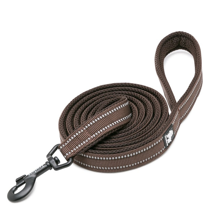 V188-ZAP-TLL2111-BROWN-XS-B09P4B55DB.MAIN_720x720-00 Reflective Pet Leash 2 meters Brown XS - Image 1