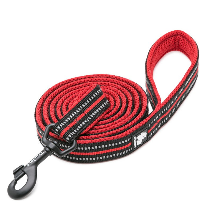 V188-ZAP-TLL2111-RED-M-B09P4B65ZS.MAIN_720x720-00 Reflective Pet Leash 2 meters Red M - Image 1