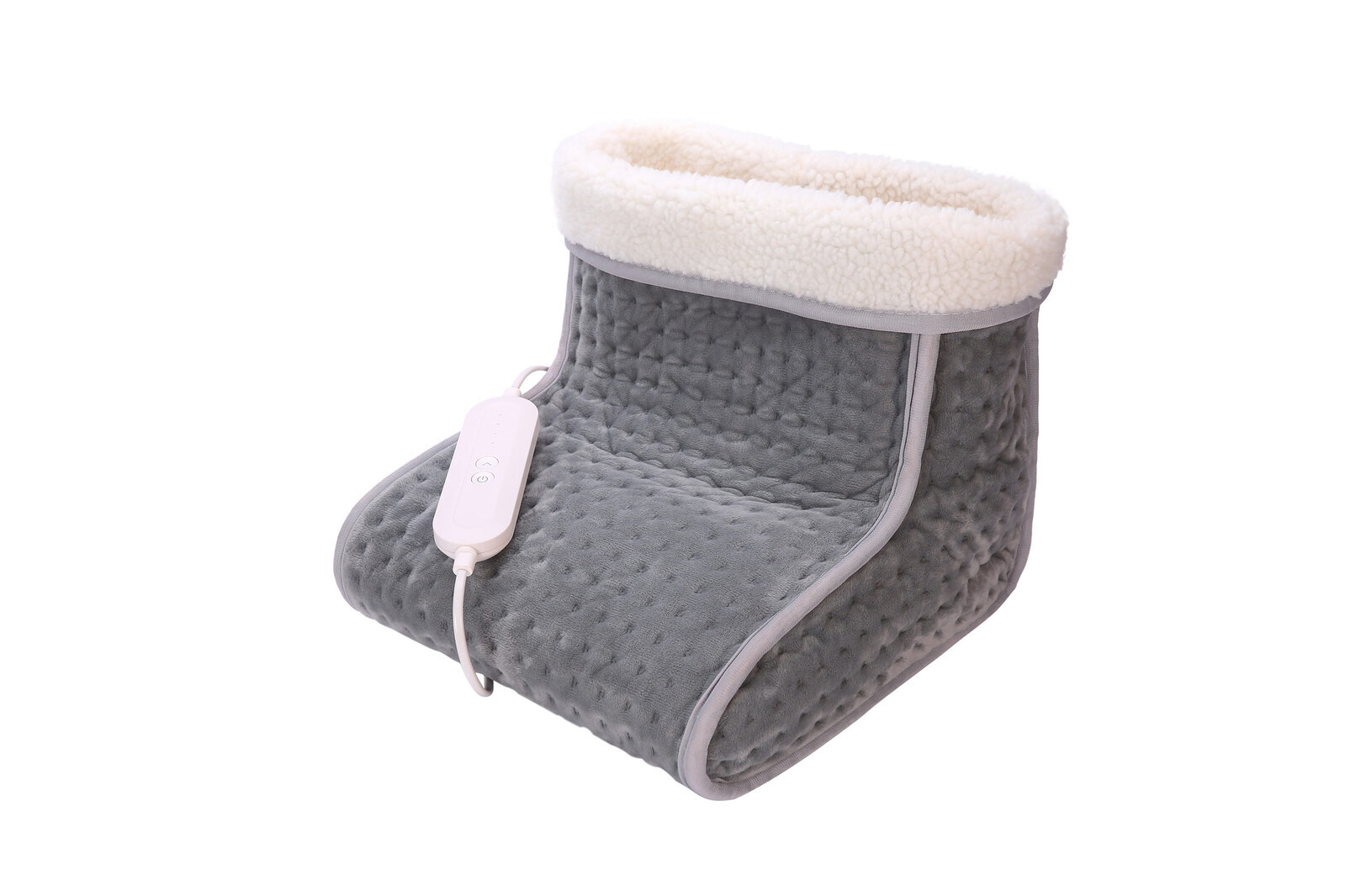 V196-FW32-190521-00 Plush flannel fleece Foot Warmer with 4 Temperature Settings - Image 1