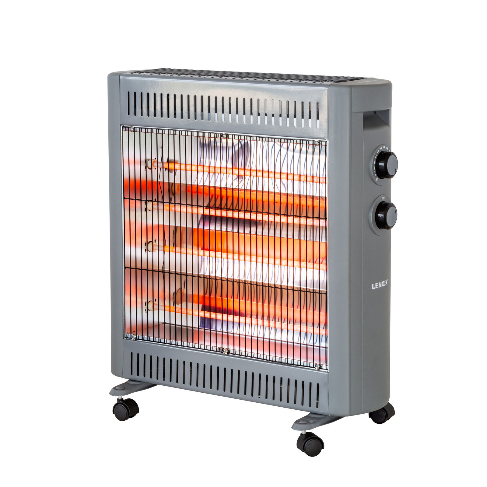 V196-H220-202503272038-00 2200W Quartz Infrared Radiant Heater with Adjustable Thermostat and 2 Power Settings - Image 1