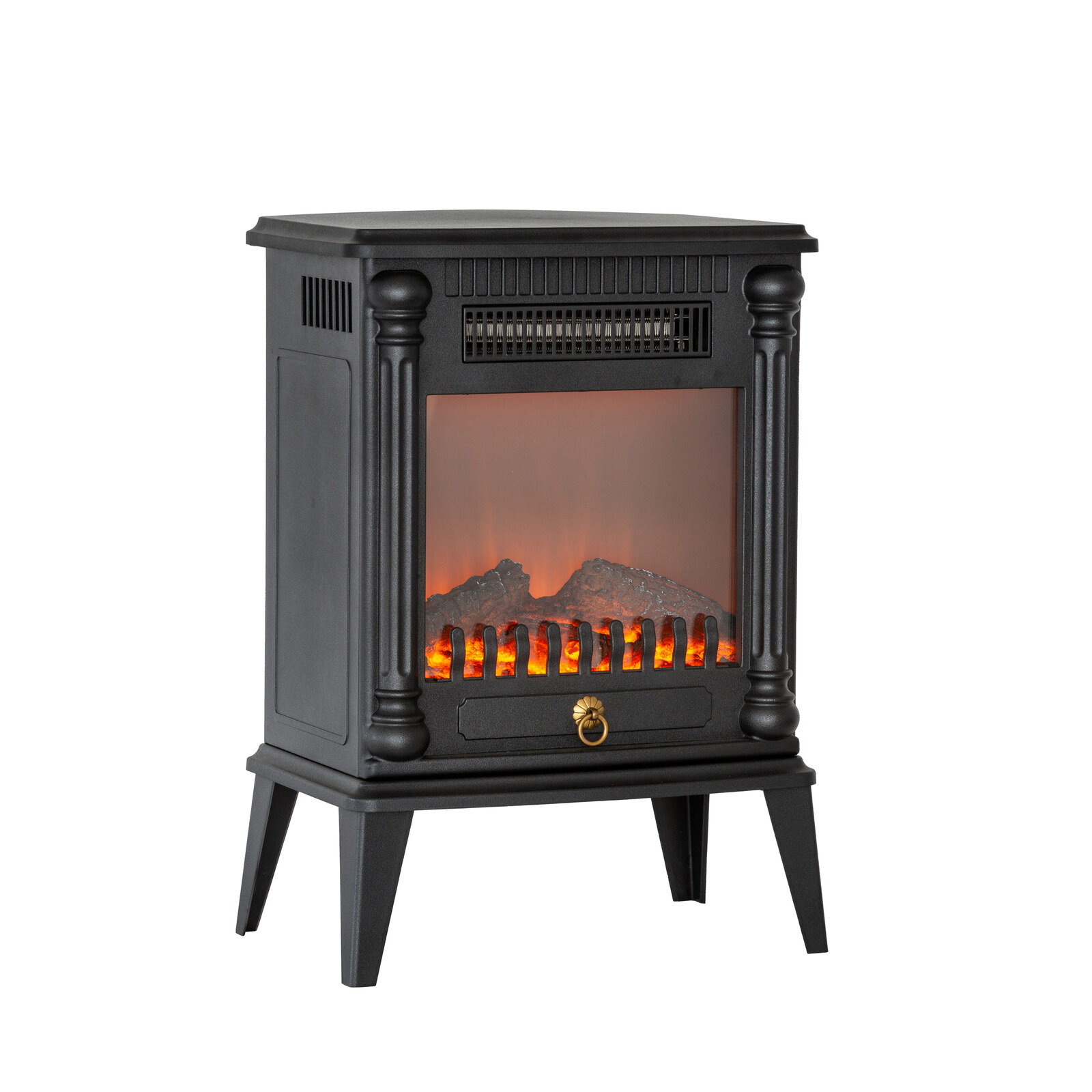 V196-LF170-174791-00 Electric Log Fireplace Heater with Overheat Protection - Image 1