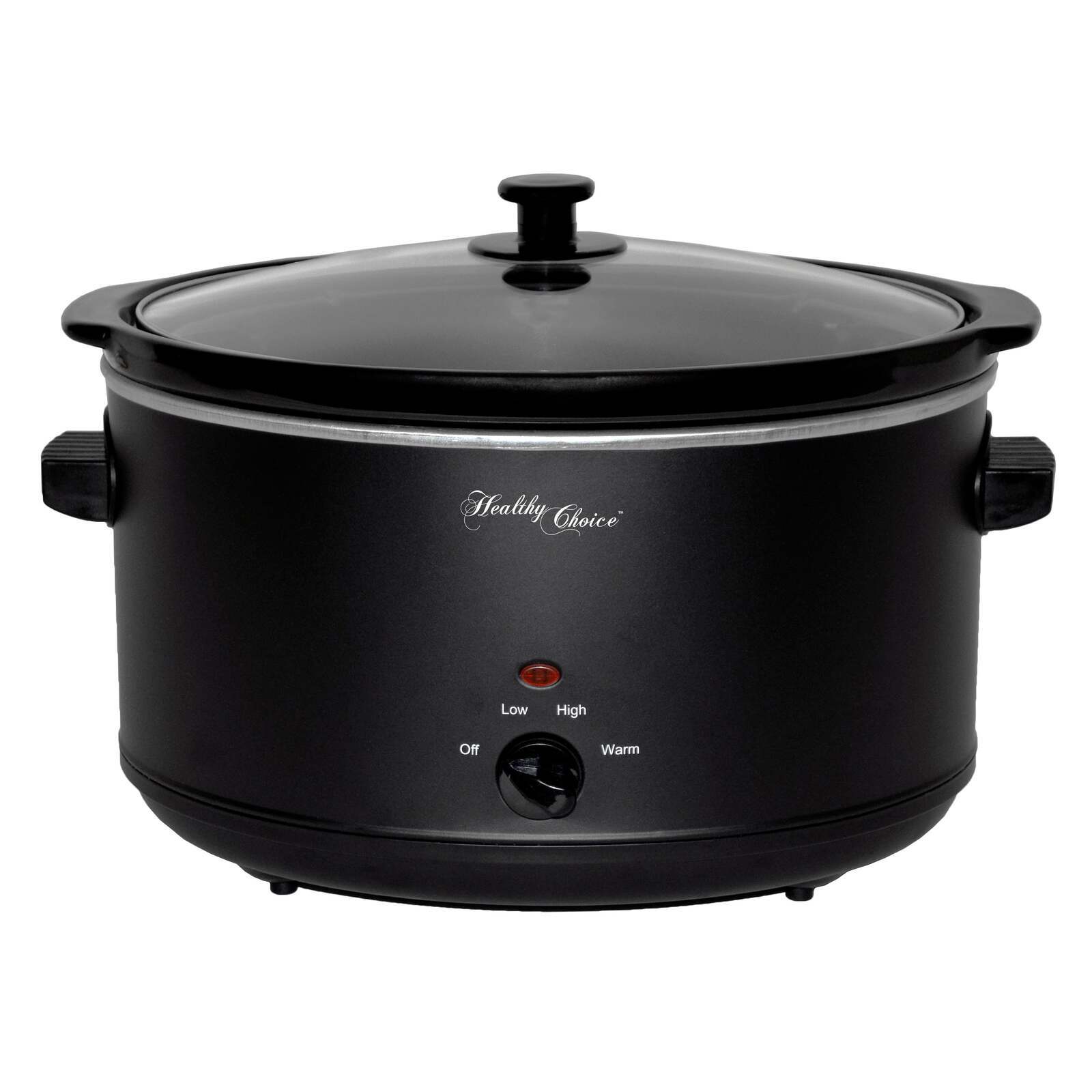 V196-SC800-35489-00 8L Slow Cooker (Black) Large Capacity Ceramic Pot, 300W - Image 1