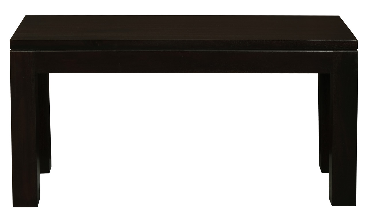 V199-BE9035TAC-191622-00 Amsterdam Solid Timber Bench 90 x 35 cm (Chocolate) - Image 1