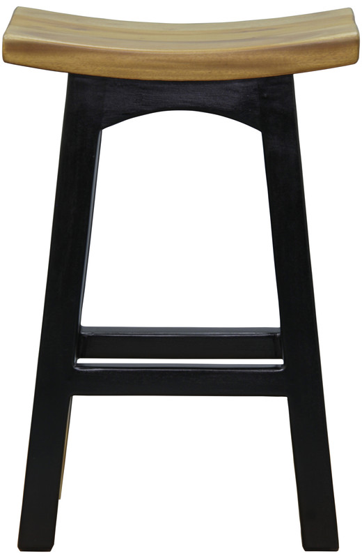 V199-BR067WDBLR-189607-00 Tokyo Timber Kitchen Counter Stool (Black Caramel) - Image 1