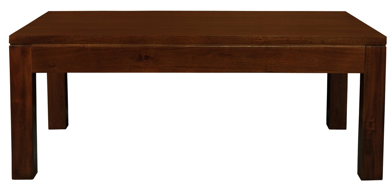 V199-CT000TAM-191680-00 Amsterdam Solid Mahogany Timber Coffee Table (Light Pecan) - Image 1
