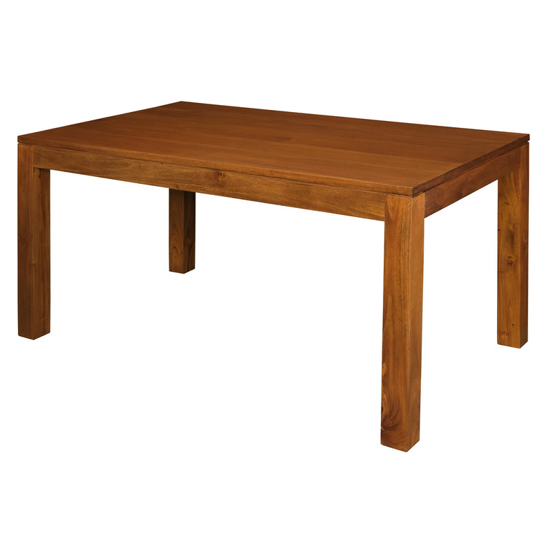 V199-DT12070TALP-202504141845-00 Amsterdam Solid Mahogany Timber Dining Table 120 x 70 cm (Light Pecan) - Image 1
