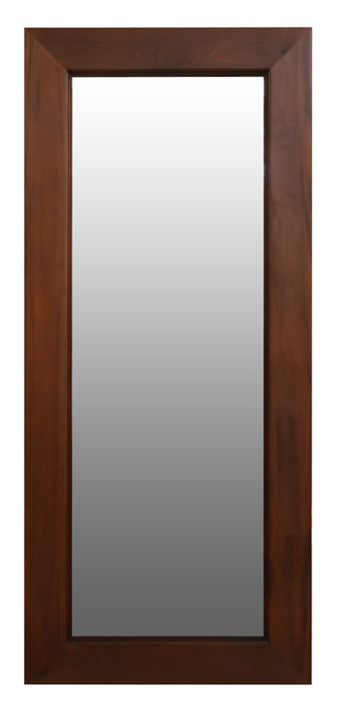 V199-MR65150SMM-149114-00 Toby Solid Mahogany Timber Standing Mirror (Mahogany) - Image 1