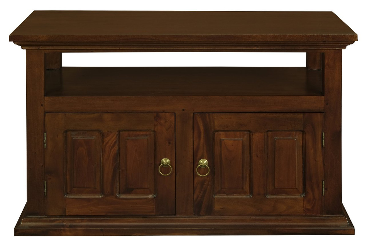 V199-TV200PNM-173328-00 Tasmania 2 Door TV Stand (Mahogany) - Image 1