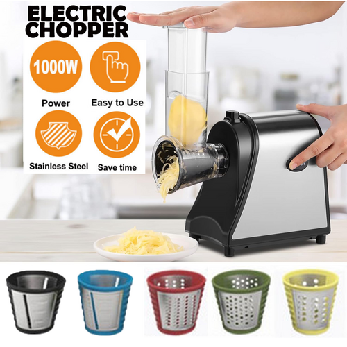 V201-CUT0000GE8AU-202508041314-00 Electric Grater Vegetable Food Rotary Drum Grater Chopper Slicer - Image 1