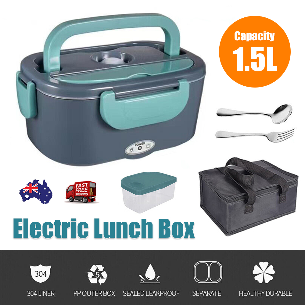 V201-ELB1222GR8AU-84751-00 Electric Lunch Box Food Warmer Portable Leakproof Food Heater Car Home Picnic - Image 1