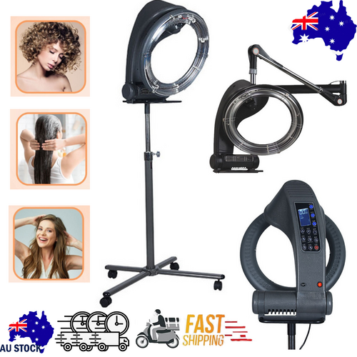 V201-FUN1100WH8AU-208687-00 New Standing Hair Dryer Accelerator Colour 360 Rotating Halo Rolling Salon Equipment - Image 1