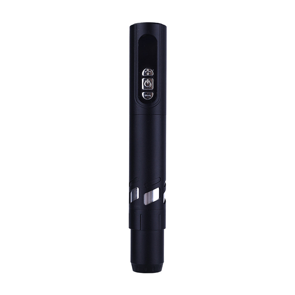 V201-HLWS011-BLACK-97443-00 Wireless Tattoo Pen Rotary Gun Battery Adjustable Stroke Integrated machine - Image 1