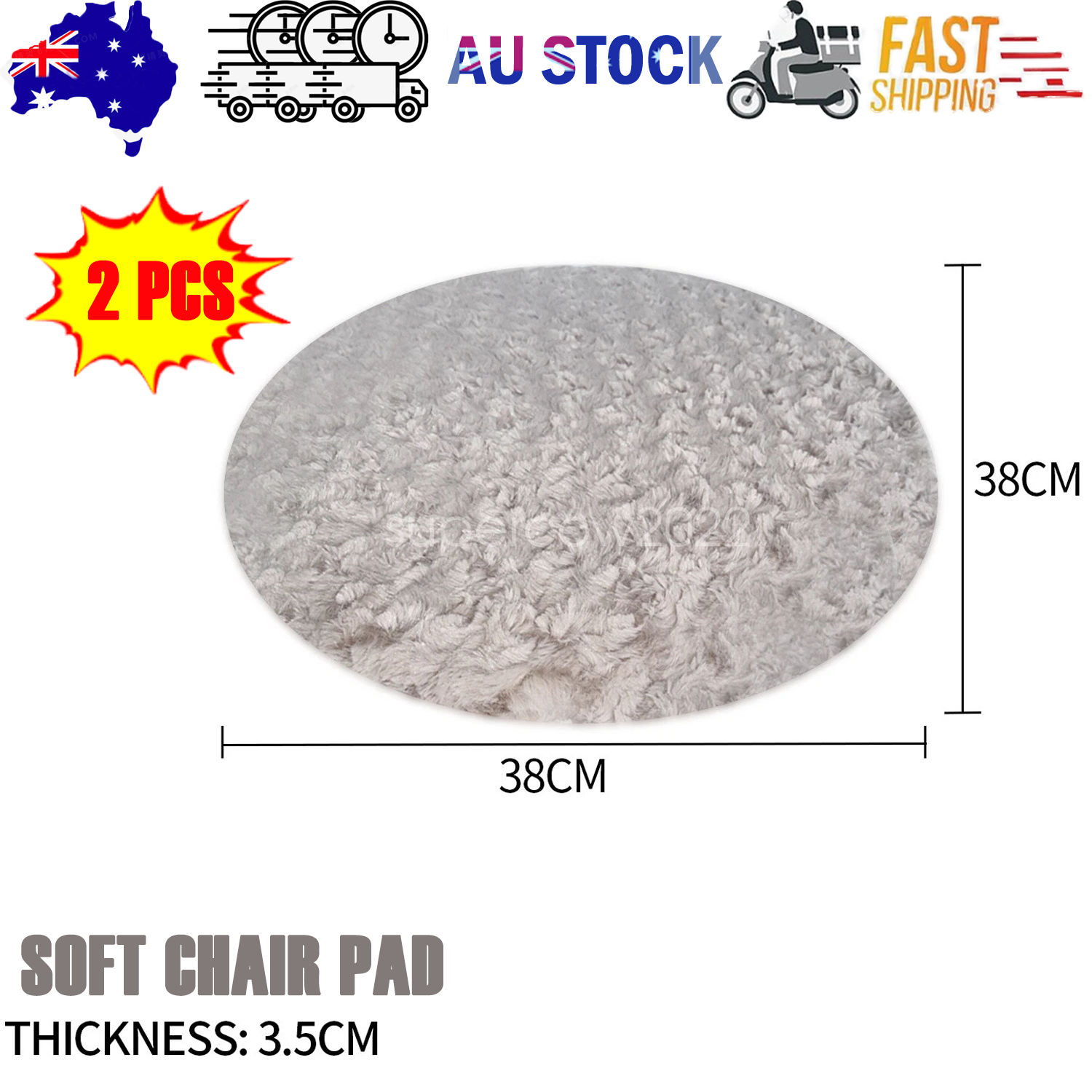 V201-W12583135-202504281627-00 Seat Cushions Outdoor Indoor Cushion Round Soft Chair Pad - Image 1