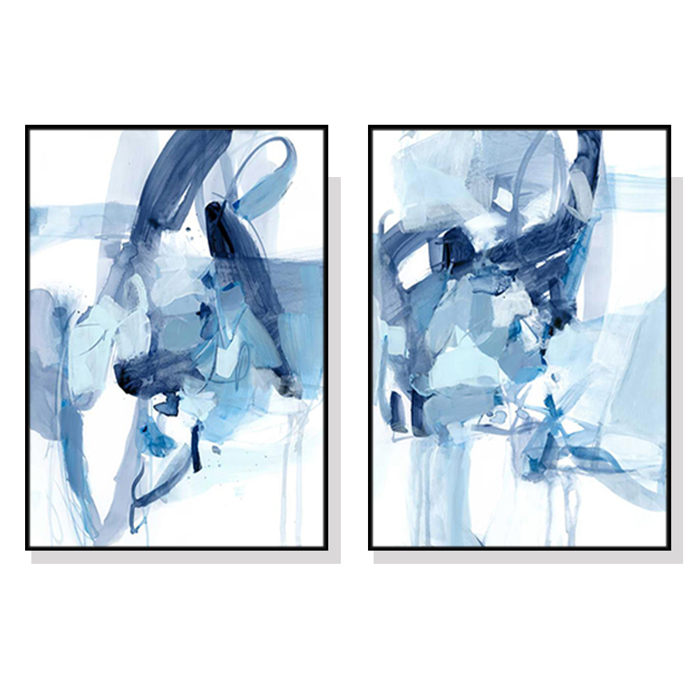 V207-1377-2-146011-00 Wall Art 80cmx120cm Saturday Night 2 Sets Black Frame Canvas - Image 1