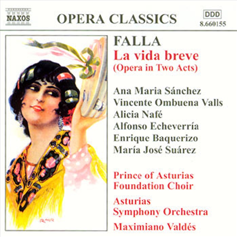 V210-1170768-202507030735-00 La Vida Breve - Falla, Manuel De Cd Album - Image 1
