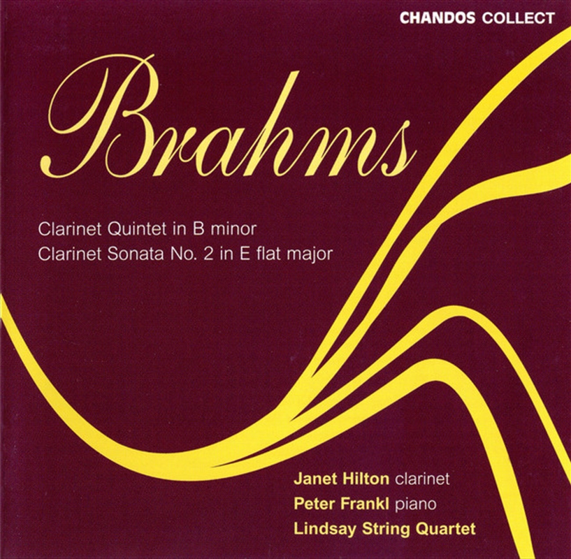 V210-2126757-202502241427-00 Brahms Clarinet Quintet - Hilton: Frankl: Lindsay Quartet Cd Album - Image 1