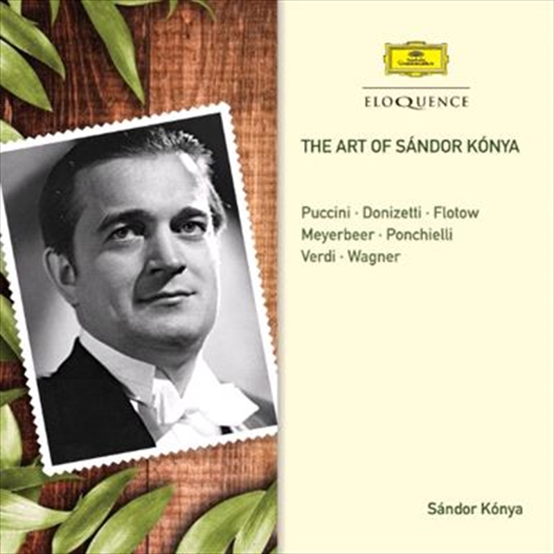 V210-2263325-202507021604-00 Art Of Sandor Konya - Konya, Sandor Cd Album - Image 1