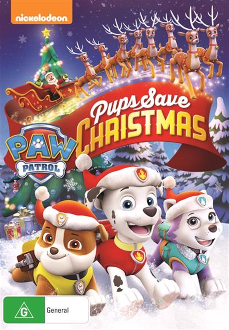 V210-2319035-75890-00 Paw Patrol - Pups Save Christmas DVD - Image 1
