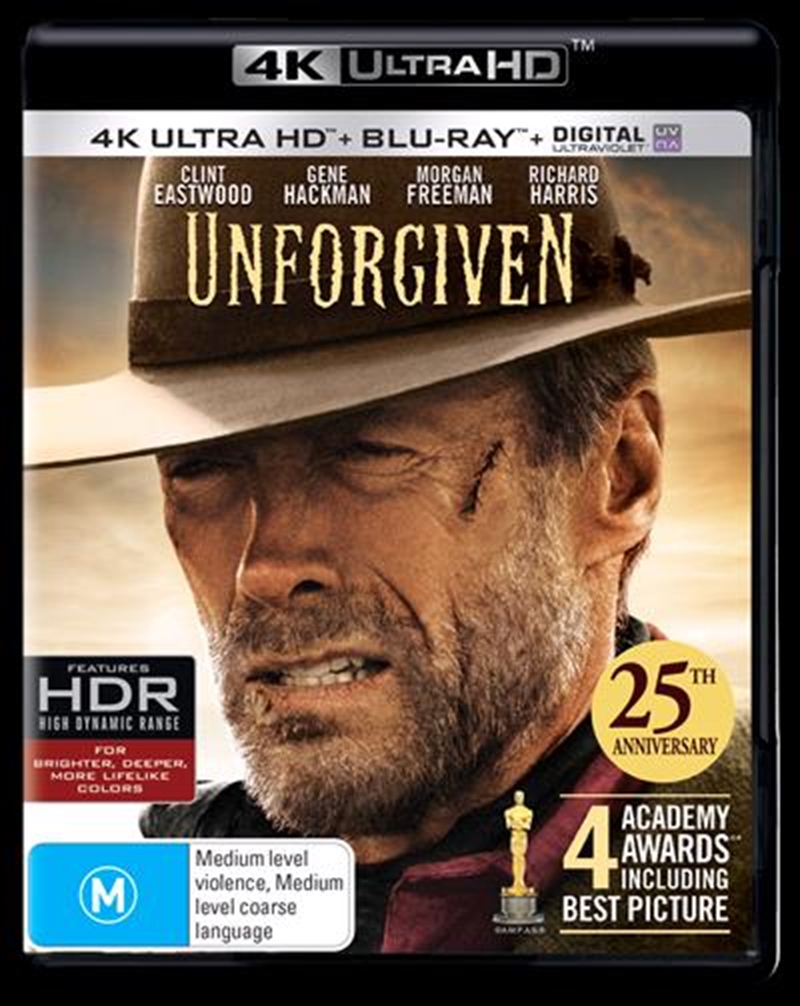 V210-2335828-84203-00 Unforgiven - 25th Anniversary Edition | Blu-ray + UHD + UV UHD - Image 1