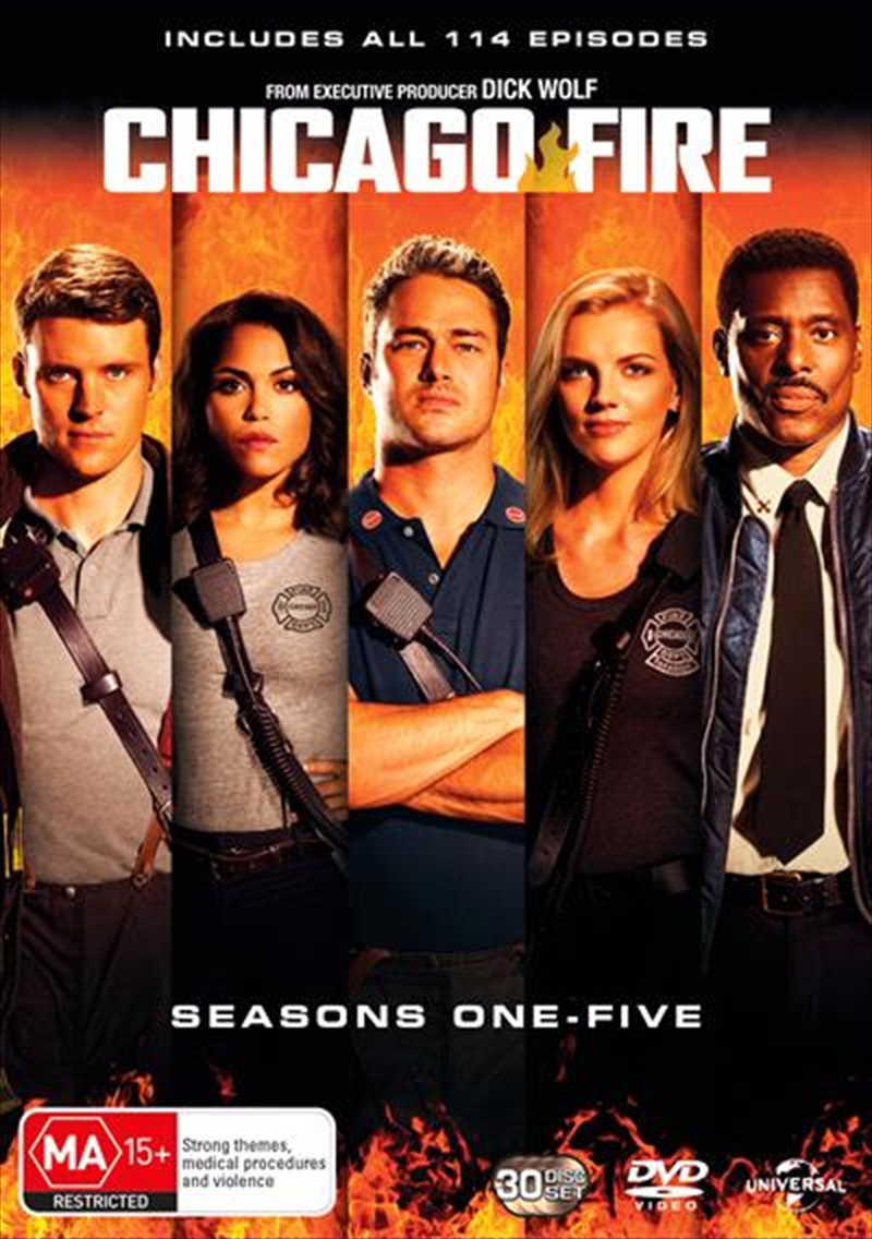 V210-2359960-76114-00 Chicago Fire - Season 1-5 Boxset DVD - Image 1