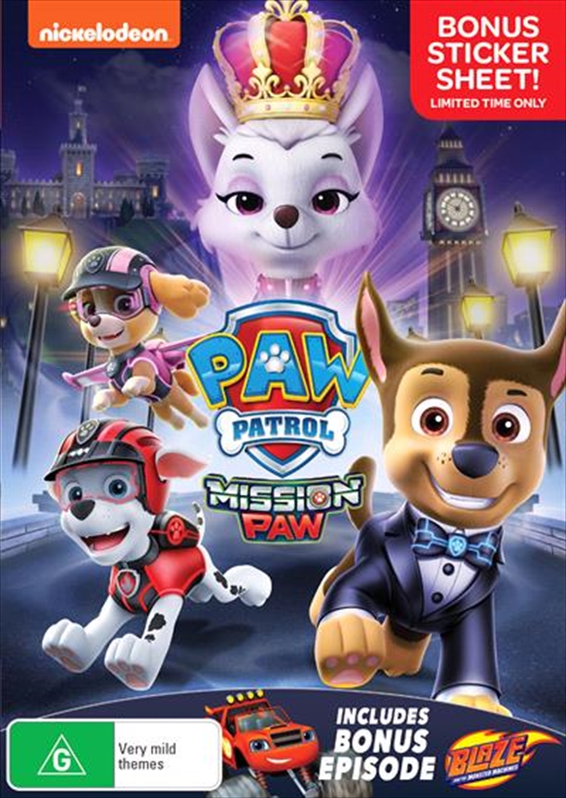 V210-2363119-75802-00 Paw Patrol - Mission Paw DVD - Image 1