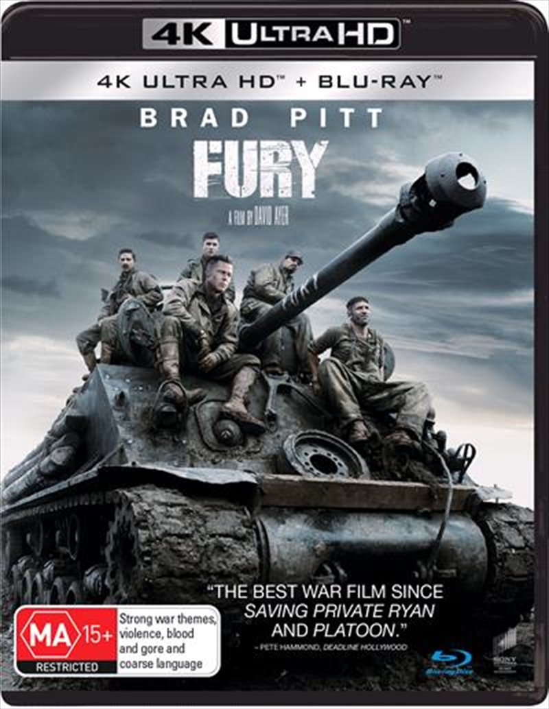 V210-2377275-76330-00 Fury | Blu-ray + UHD UHD - Image 1