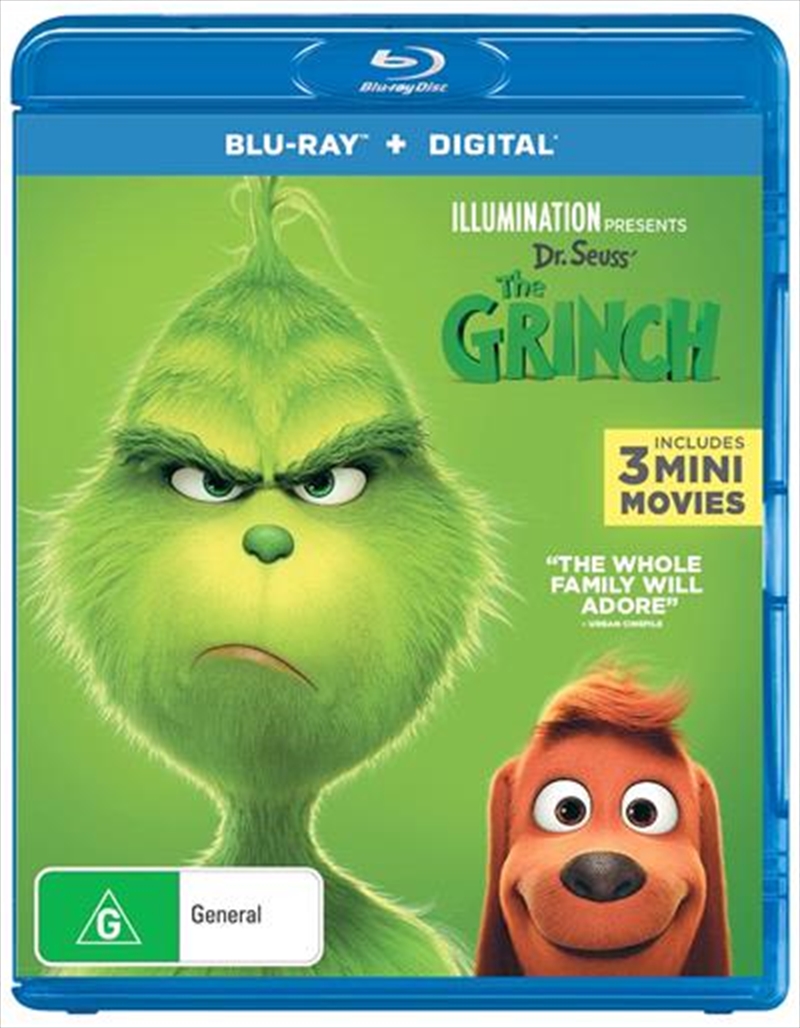 V210-2408250-76295-00 Grinch | Blu-ray + Digital Copy, The Blu-ray - Image 1